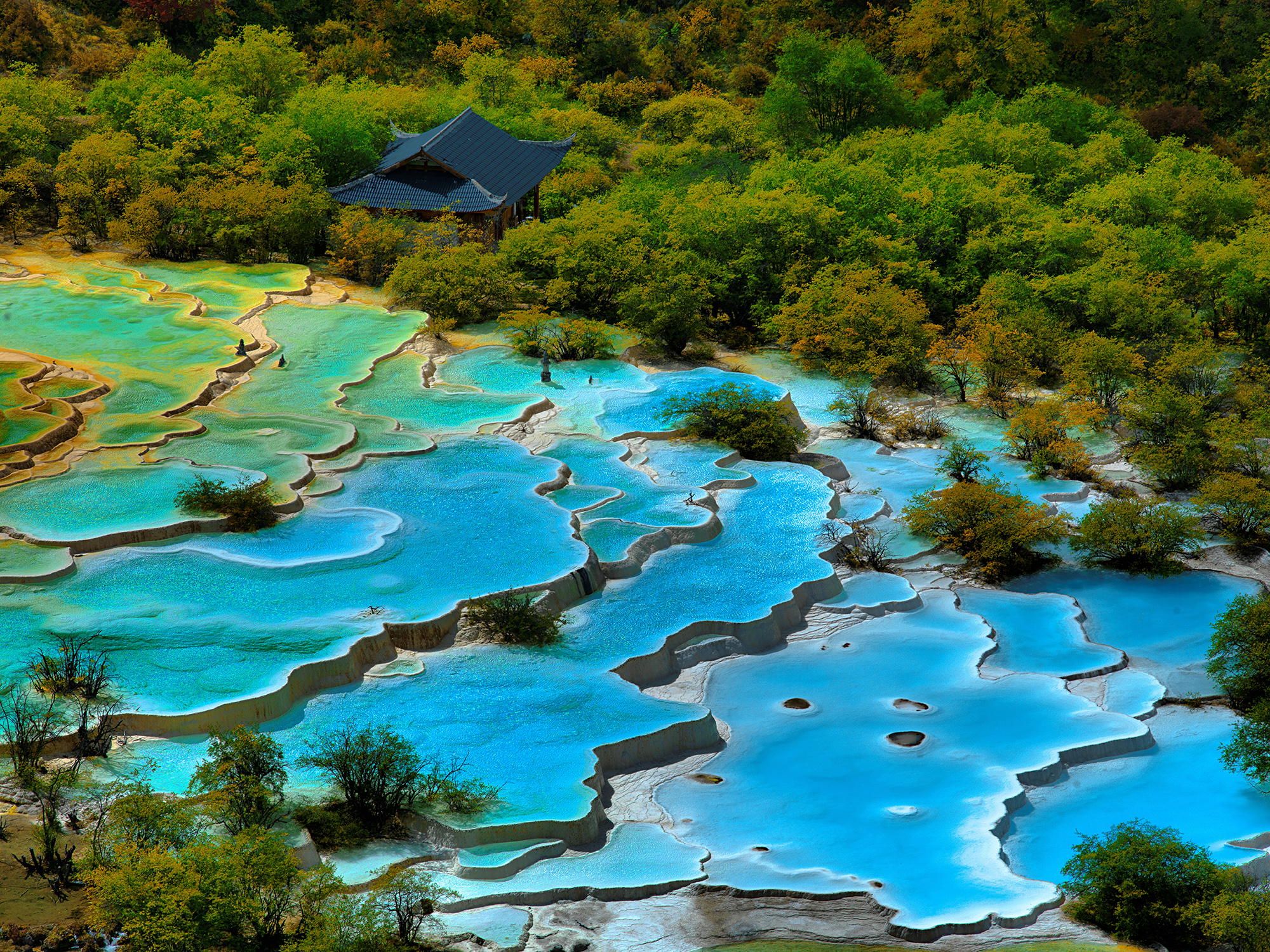 Huanglong National Park China