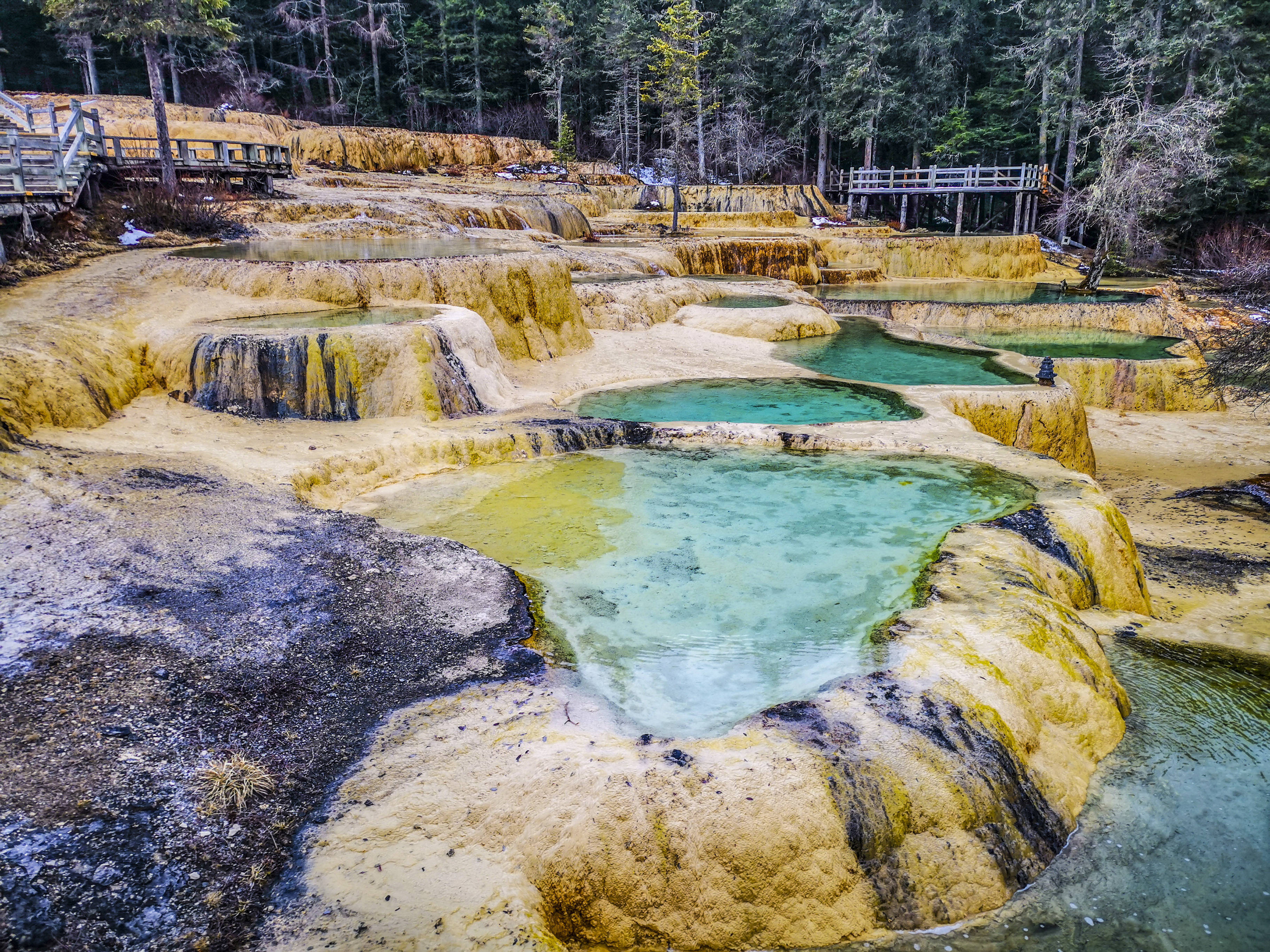 Huanglong National Park Sichuan, China
