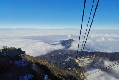 Sea of Clouds in Mount Emei