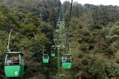 Mount Mengding - cable car views