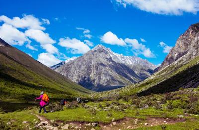 trek in Mount Gongga
