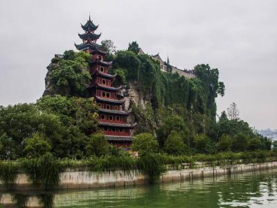 Shibaozhai Pagoda Yangtze River